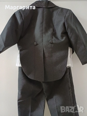 Бебешки фрак с панталон и риза, снимка 2 - Комплекти за бебе - 53334894