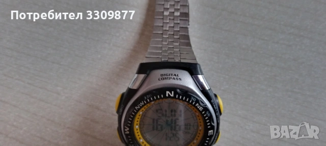 Електронен часовник с дигитален компас, снимка 2 - Мъжки - 53224679