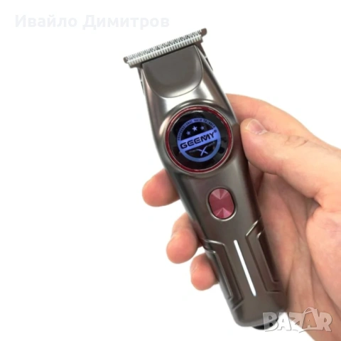 Машинка за подстригване и оформяне Geemy GM-8020 (Zero Cut), снимка 3 - Тримери - 54215047