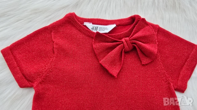 Детска рокля H&M размер 18-24 месеца, снимка 7 - Бебешки рокли - 52621773