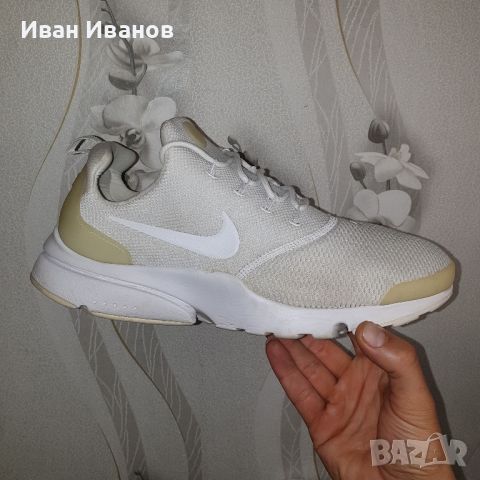 оригинални маратонки NIKE AIR PRESTO FLY WHITE  номер 45,5-46, снимка 5 - Маратонки - 40727657