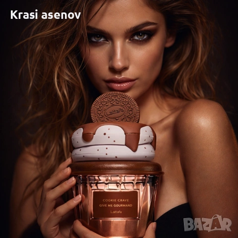 Унисекс парфюм Lattafa Give Me Gourmand Cookie Crave - Гурме изкушение с аромат на бисквитки, какао 