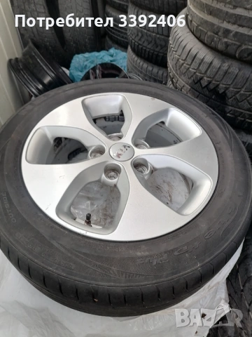 4бр Оригинални ляти джанти 16 цолови за Киа или Хюндай с летни гуми 