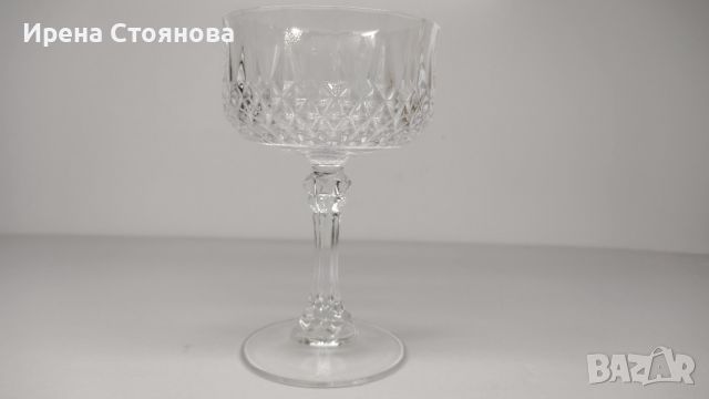 Cristal D’ Arques. Шест броя кристални чаши за просеко/шампанско, оловен кристал 240 мл, снимка 13 - Чаши - 46035293