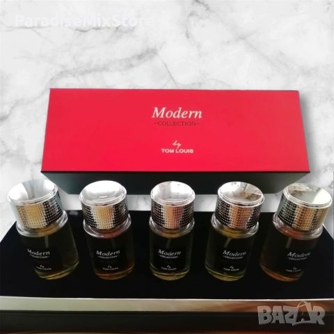 Modern collection by Tom Louis подаръчна кутия с арабски парфюми  + подарък парфюмен рол-он  , снимка 1 - Дамски парфюми - 46054385