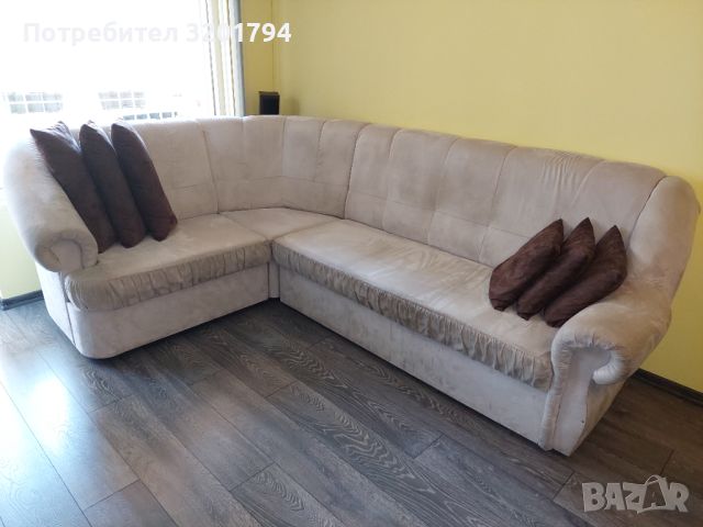 Продавам ратегателен диван ъглов 270/195 - промо до 30.06 -360лв, снимка 1 - Дивани и мека мебел - 45492291