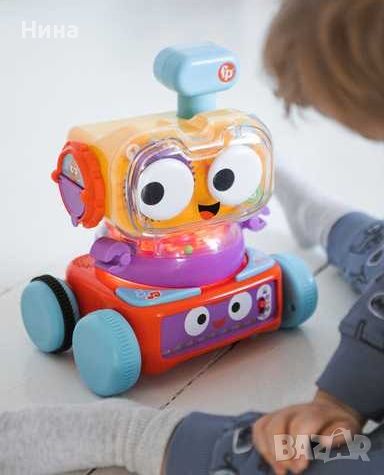 Интерактивна играчка Fisher-Price, обучаващ робот 4 в 1 , снимка 3 - Музикални играчки - 45206213