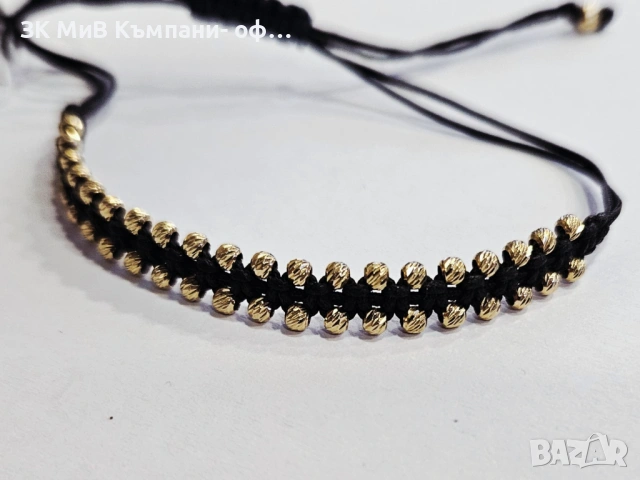 Златна гривна 2.26гр 06573-25/2, снимка 2 - Гривни - 53426245