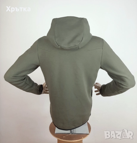 Nike Tech Fleece Windrunner - Оригинално мъжко горнище размер S, снимка 4 - Спортни дрехи, екипи - 52307208