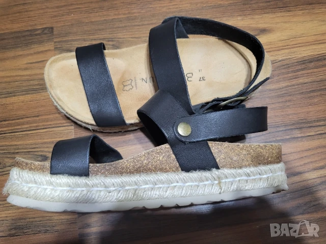 Дамски сандали естествена кожа 
