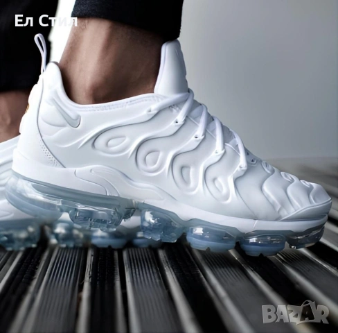 📌Nike AIR VAPORMAX PLUS WHITE 36 37 38 39 40 41 42 43 44 45 Цена 93 евро Еконт, снимка 2 - Маратонки - 53625547