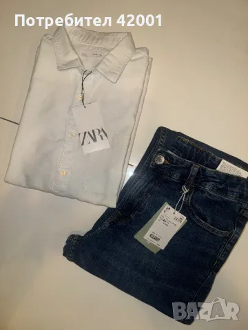 H&M и Reserved дънки, Zara риза за 12-14 год, снимка 12 - Детски комплекти - 48019136