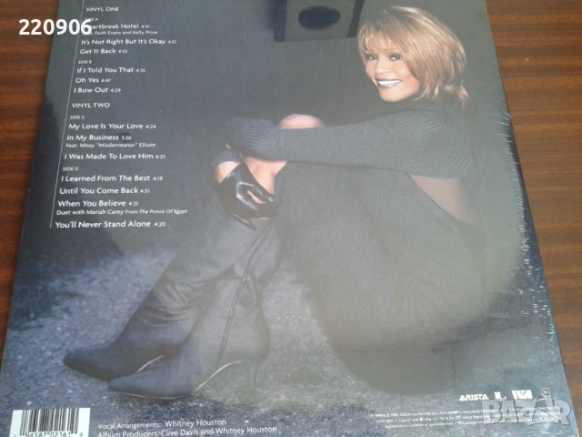 Плоча Whitney Houston – My Love Is Your Love 2LP, снимка 3 - Грамофонни плочи - 53826431