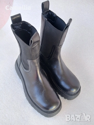 Боти от естествена кожа, 37-38 номер , снимка 3 - Дамски боти - 54245589