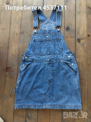 Оригинален винтидж дънков гащеризон Tommy Hilfiger – размер S/M, снимка 1