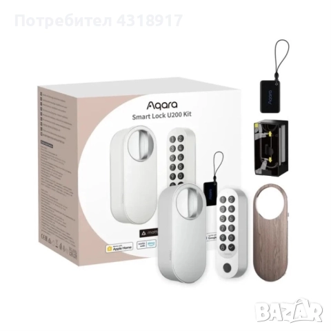 Смарт ключалка Aqara U200 Kit, снимка 3 - Друга електроника - 52528095