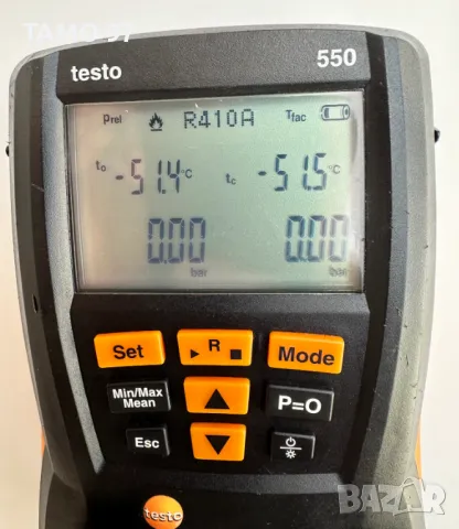 TESTO 550 - Цифров електронен манометър, снимка 3 - Други инструменти - 47275484