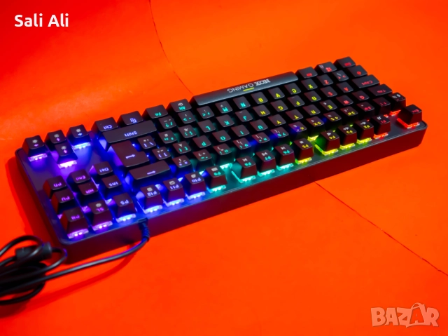 Nox Scavenger TKL механична геймърска клавиатура RGB Blue Switch, снимка 11 - Клавиатури и мишки - 51802418