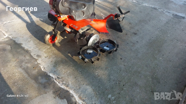 Продавам употребявана мотофреза Forteco 90R с ивентар