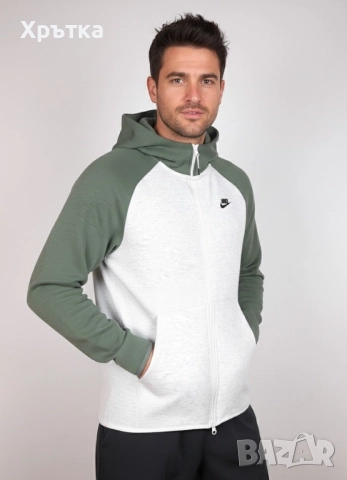Nike Tech Fleece - Оригинално мъжко горнище размер M, снимка 2 - Спортни дрехи, екипи - 48707003
