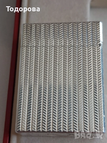 Сребърна Запалка Дюпонд(S.T.Dupont lighter) с оригинална кутия и документи, 800 лв, снимка 10 - Други ценни предмети - 52335907