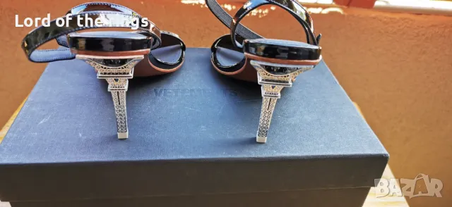 Оригинални маркови дамски обувки VETEMENTS Eiffel Tower - 37 номер, снимка 8 - Дамски елегантни обувки - 49992818