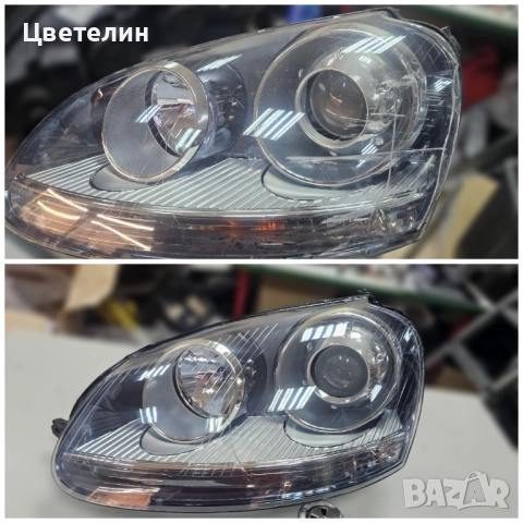 Ремонт рециклиране на фарове VW Golf 5 remont reciklirane na far голф