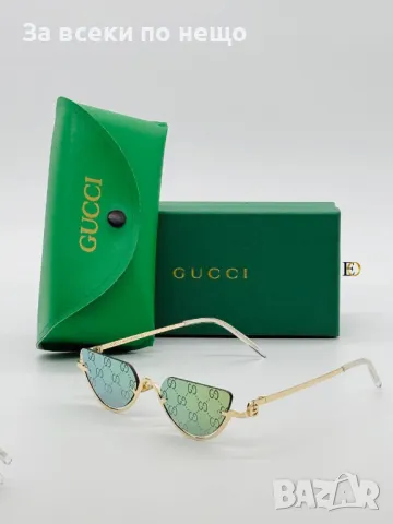 Gucci Слънчеви Очила С UV400 Защита С ПОДАРЪК🎁Калъф Гучи - Налични Различни Цветове Код D2117, снимка 6 - Слънчеви и диоптрични очила - 49420414