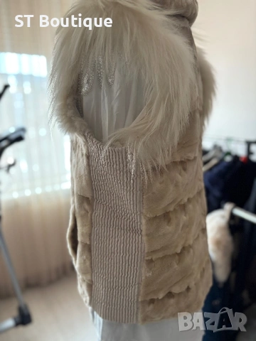 Елек естествен косъм , снимка 3 - Елеци - 53063703