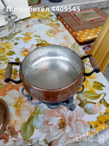 Фондю - ръчно изработено медно Фондю, снимка 2 - Съдове за готвене - 50153980