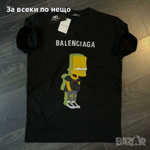 Balenciaga Мъжка Тениска👕Мъжка Блуза С Къс Ръкав - Различни Цветове - 5 Модела Код Urban38, снимка 6 - Тениски - 53669710