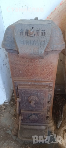 Старинна печка за отопление на твърдо гориво , снимка 3 - Антикварни и старинни предмети - 52230908