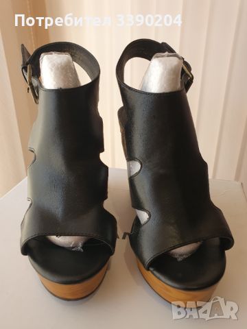 Високи обувки на платформа, снимка 4 - Дамски обувки на ток - 46427859