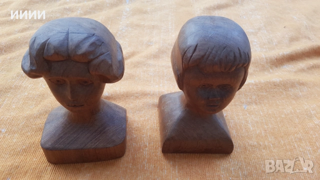 Бюст глава статуетка 2 бр
