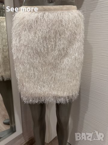 H&M  ефектна пола с ресни , снимка 3 - Поли - 45954285