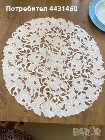 Комплект подложки за сервиране с красива дантела