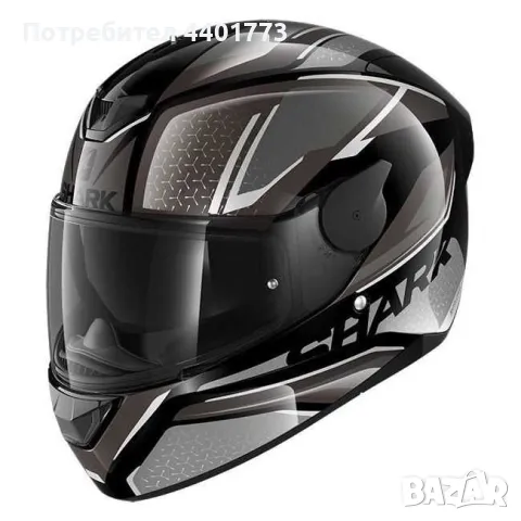 Каска за мотор Chark Shark D-Skwal 2, снимка 1