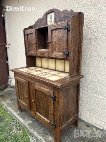 Масивен дървен кухненски шкаф от дъб, снимка 3 - Шкафове - 53958470