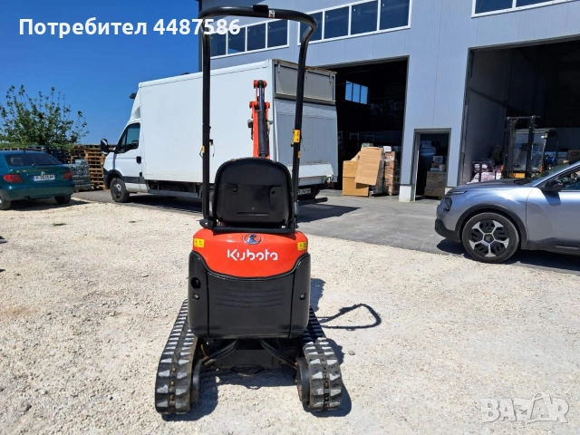 Употребяван верижен багер Kubota U10-3, снимка 3 - Индустриална техника - 53275302