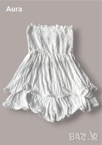 Strapless ruffled romper, снимка 3 - Други - 54259424