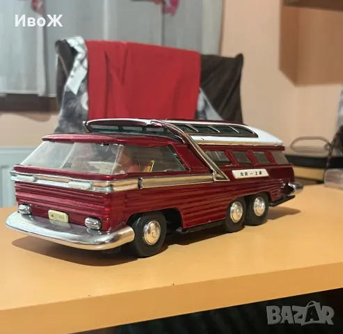 Стара ламаринена играчка, снимка 3 - Колекции - 50435985