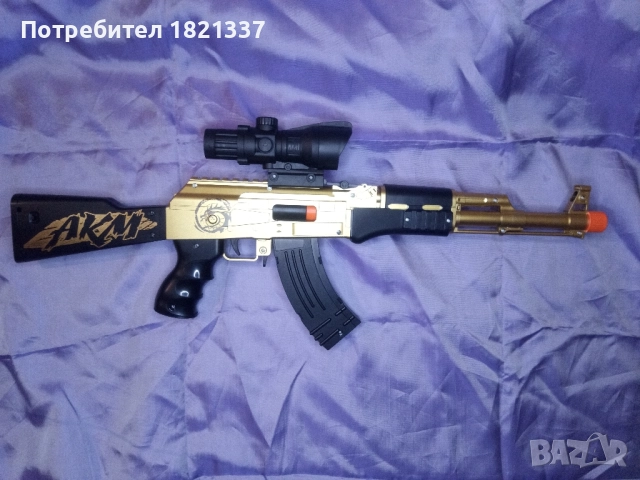 Детска играчка пушка с гилзи и гумени патрони, снимка 14 - Други - 52857054