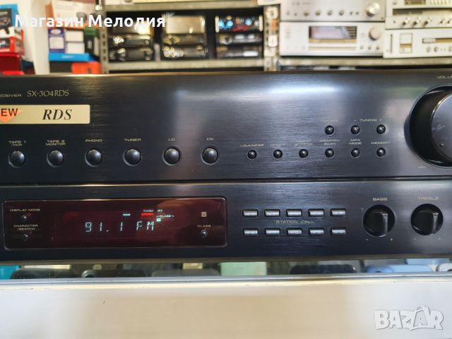 Ресийвър Pioneer SX-304RDS В отлично техническо и визуално състояние., снимка 4 - Ресийвъри, усилватели, смесителни пултове - 45650101