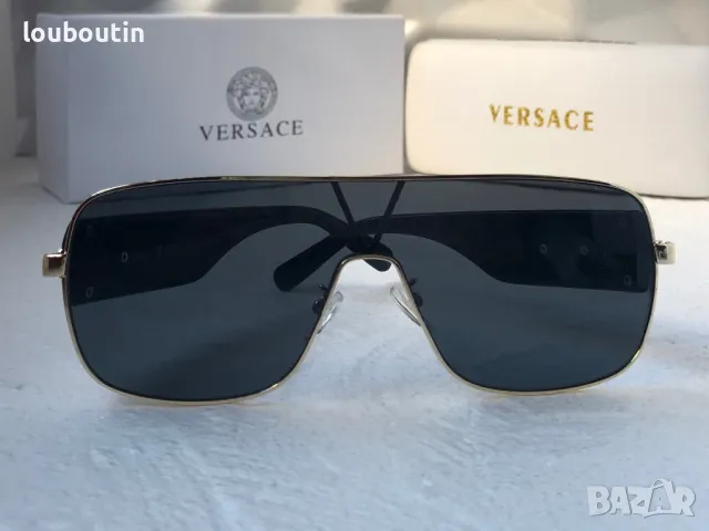 Versace маска 2024 мъжки слънчеви очила унисекс дамски бели черни , снимка 8 - Слънчеви и диоптрични очила - 47742807