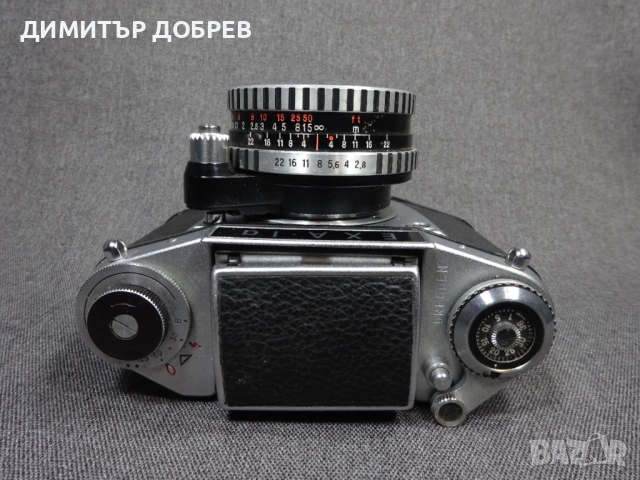СТАР РЕТРО СОЦ ГДР DDR SLR ФОТОАПАРАТ EXA IA С ШАХТОВ ВИЗЬОР + CARL ZEISS TESSAR, снимка 6 - Фотоапарати - 53943211