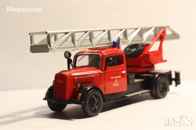 1:50 DEL PRADO OPEL ПОЖАРНА КОЛИЧКА ИГРАЧКА МОДЕЛ, снимка 8 - Колекции - 53297416