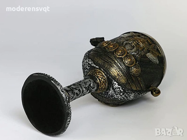 Tриизмерна Викингска чаша бокал за вино - Оригинален подарък за мъж, снимка 5 - Други стоки за дома - 53783468