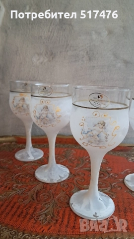 2 комплекта за вино и шампанско Murano , снимка 6 - Други стоки за дома - 51941868