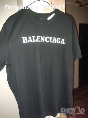 balenciaga нови маркови  тениски от памук лято 2024 