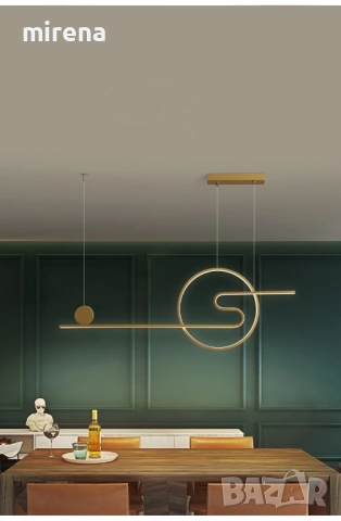 Модерни ЛЕД LED висящи осветителни тела, полилей, дистанционно 218, снимка 2 - Полилеи - 51537617